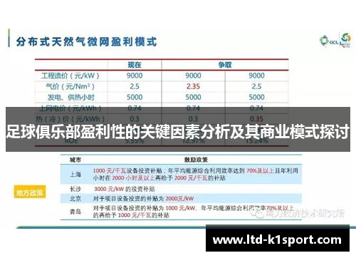 足球俱乐部盈利性的关键因素分析及其商业模式探讨