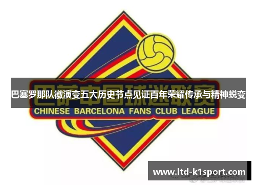 巴塞罗那队徽演变五大历史节点见证百年荣耀传承与精神蜕变